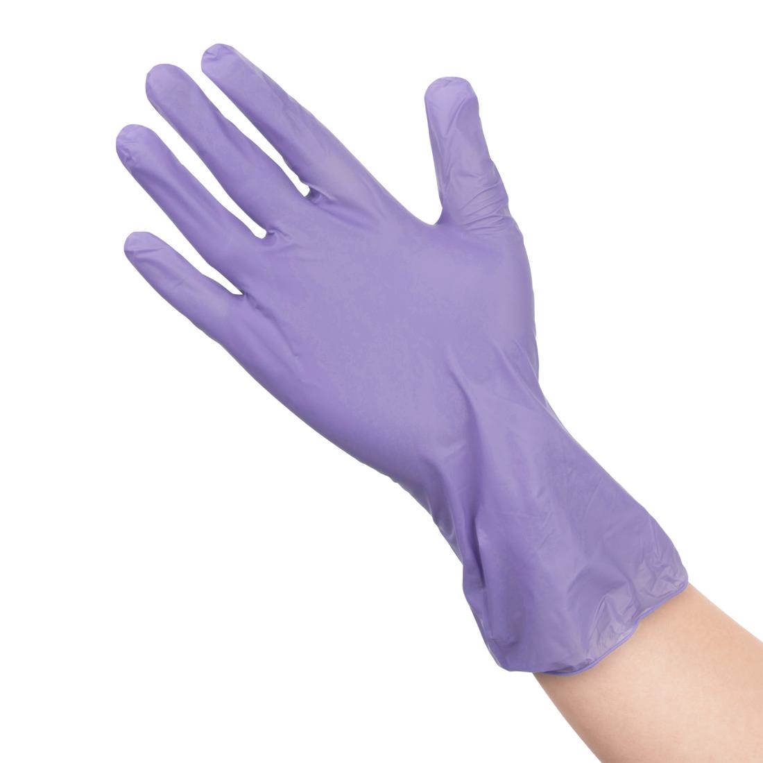Hygiplas Vinyl Purple Powder Free Glove S 100 Pack (FJ749-S)