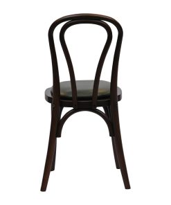Hoop Back Dining Chairs Dark Walnut with Bison Cedar Seat 2 Pack (HX824)