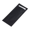 Fiesta Recyclable Paper Cutlery Pouches Black 250 Pack (JB847)