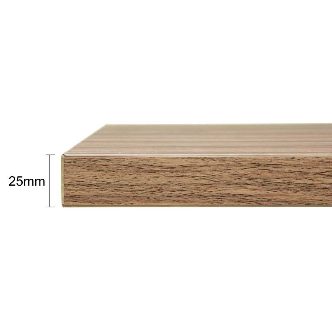Bolero Beaufort Pre-Drilled Square Table Top 700mm (JK352)