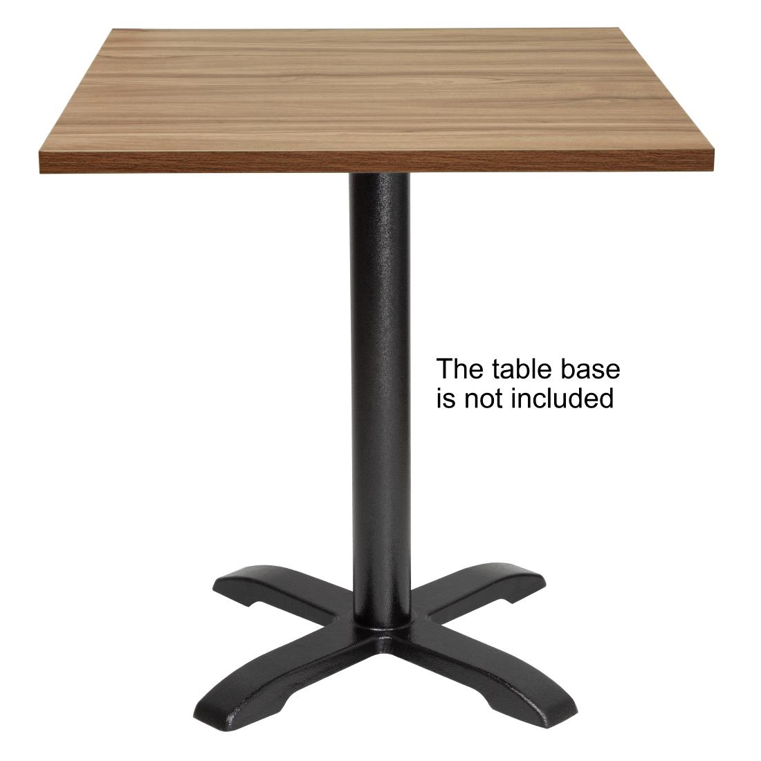 Bolero Beaufort Pre-Drilled Square Table Top 700mm (JK352)