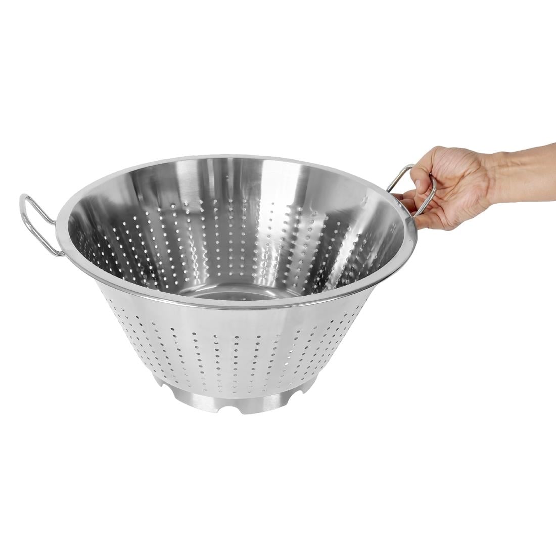 Vogue Large Heavy Duty Stainless Steel Colander (JK400)