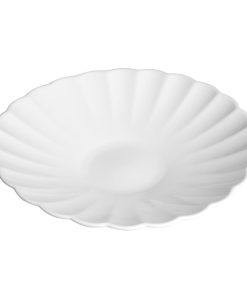 Olympia Bloom Scalloped Pasta Bowls White 260mm 4 Pack (JK876)