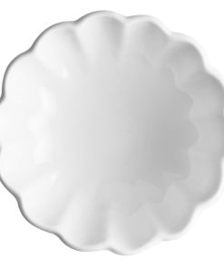 Olympia Bloom Scalloped Small Bowls White 130mm 6 Pack (JK878)