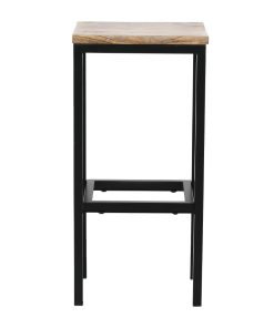 Bolero Jackson Mango Wood Console Bar Stools 3 Pack (JK886)