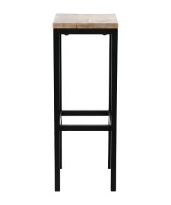 Bolero Jackson Mango Wood Console Bar Stools 3 Pack (JK886)