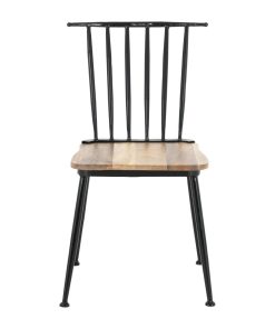 Bolero Alma Slatted Back Chairs 2 Pack (JK894)
