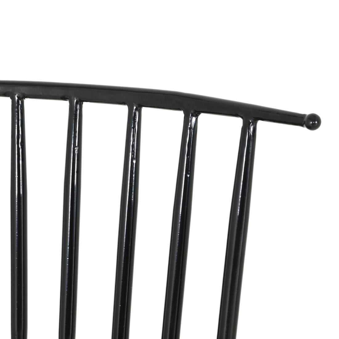 Bolero Alma Slatted Back Chairs 2 Pack (JK894)