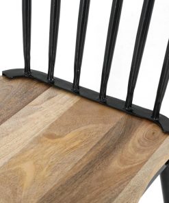 Bolero Alma Slatted Back Chairs 2 Pack (JK894)