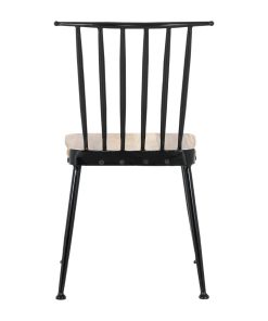 Bolero Alma Slatted Back Chairs 2 Pack (JK894)
