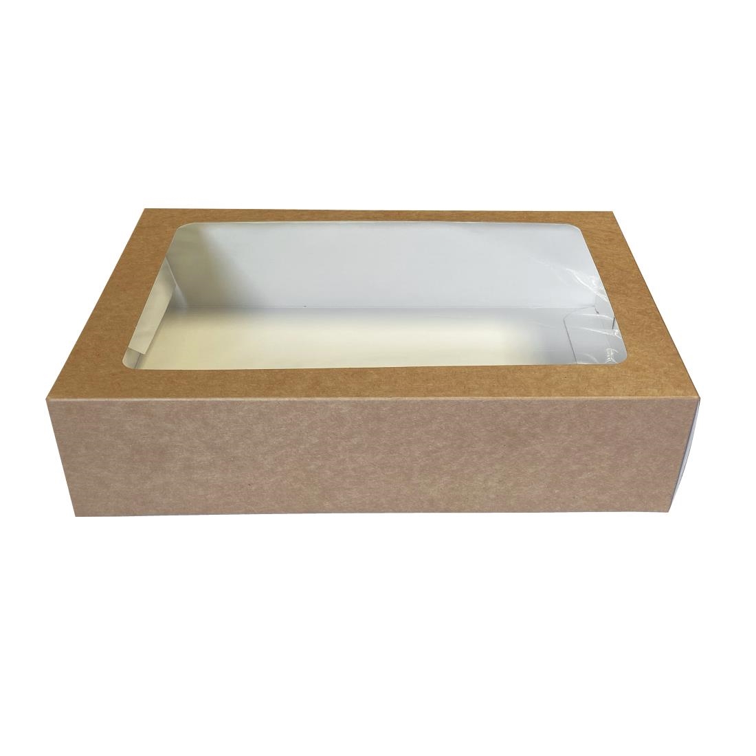 Fiesta Recyclable Platter Boxes with PET Windows 25 Pack (JM274)
