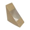 Fiesta Recyclable Standard Sandwich Wedges with PET Window 500 Pack (JM278)