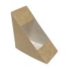 Fiesta Recyclable Deep Sandwich Wedges with PET Window 500 Pack (JM279)
