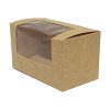 Fiesta Recyclable Bloomer Boxes with PET Window 500 Pack (JM280)