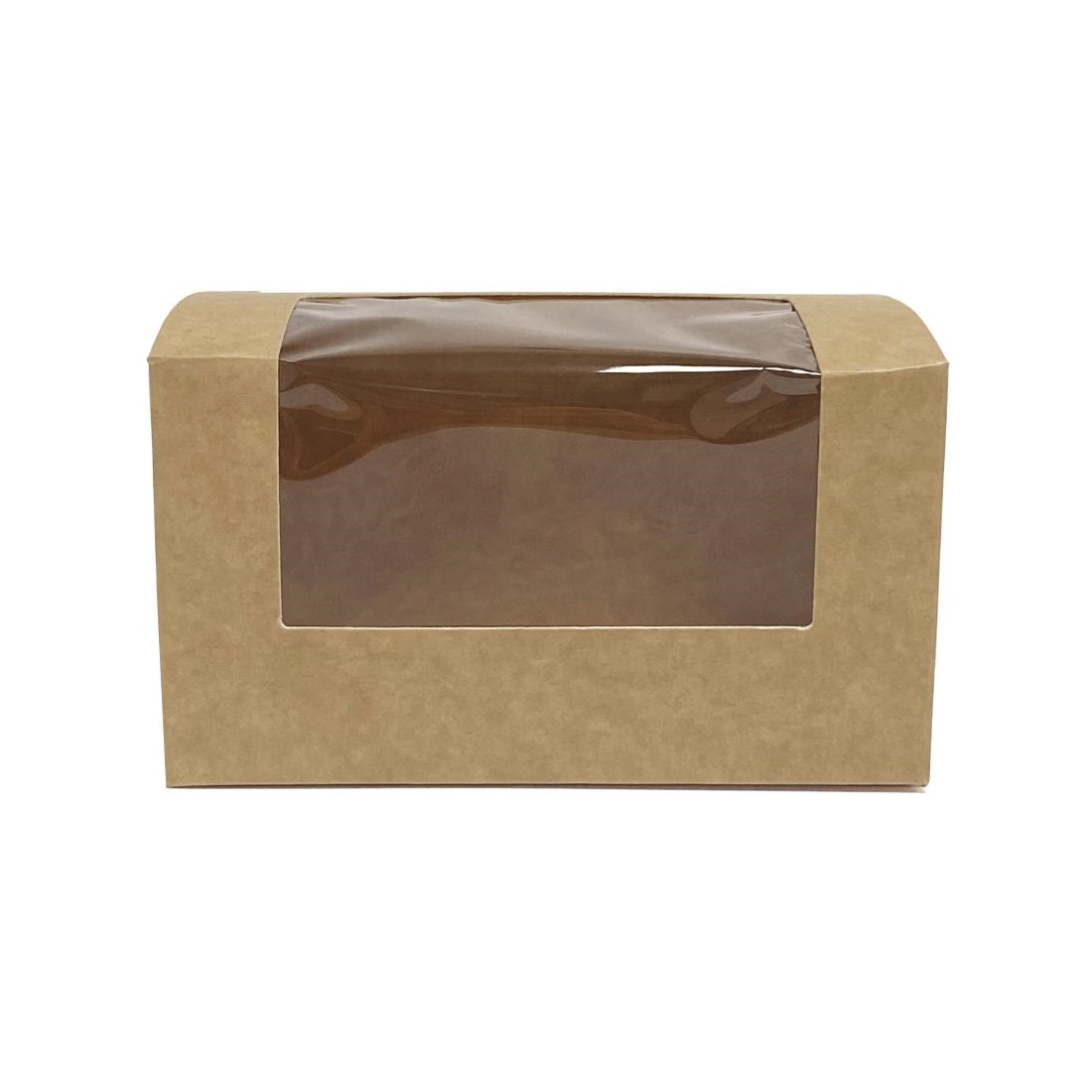Fiesta Recyclable Bloomer Boxes with PET Window 500 Pack (JM280)