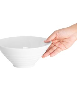 Olympia Whiteware Ramen Bowls 200mm 6 Pack (JM659)