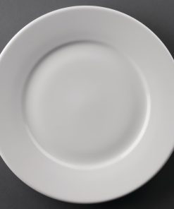 Olympia Athena Wide Rimmed Plates 254mm 4 Pack (JN387)