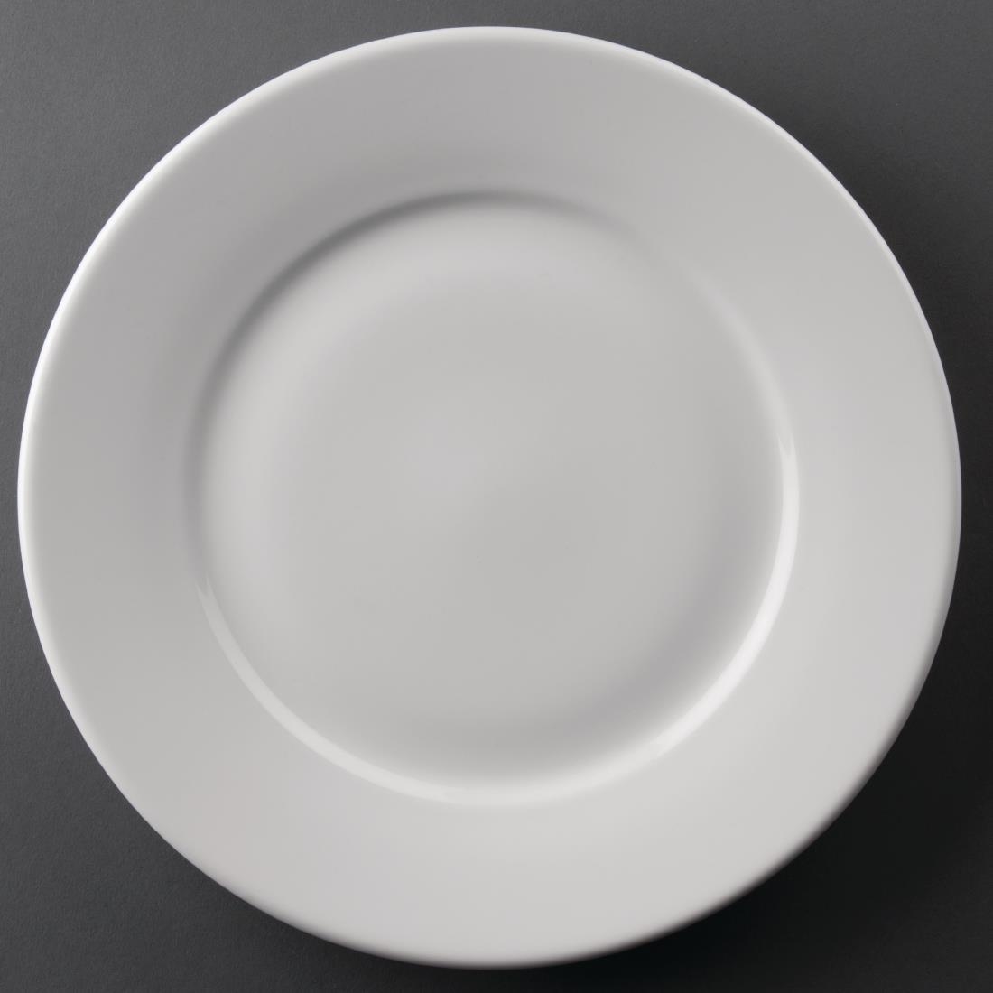 Olympia Athena Wide Rimmed Plates 254mm 4 Pack (JN387)