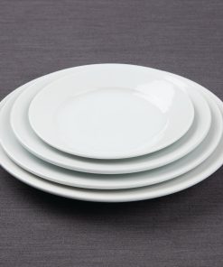 Olympia Athena Wide Rimmed Plates 254mm 4 Pack (JN387)