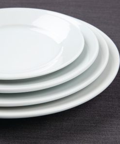 Olympia Athena Wide Rimmed Plates 254mm 4 Pack (JN387)