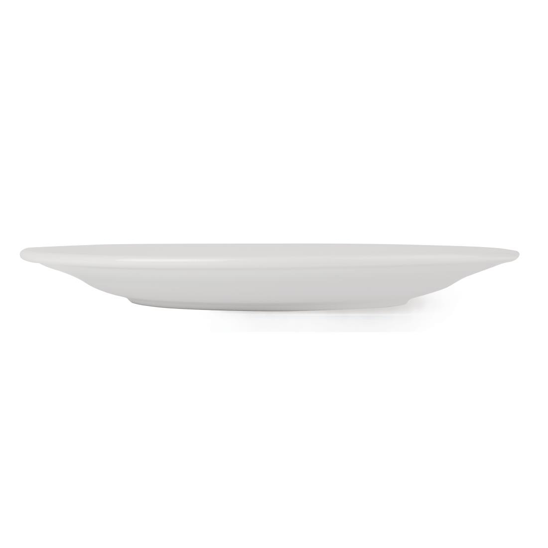 Olympia Athena Wide Rimmed Plates 254mm 4 Pack (JN387)