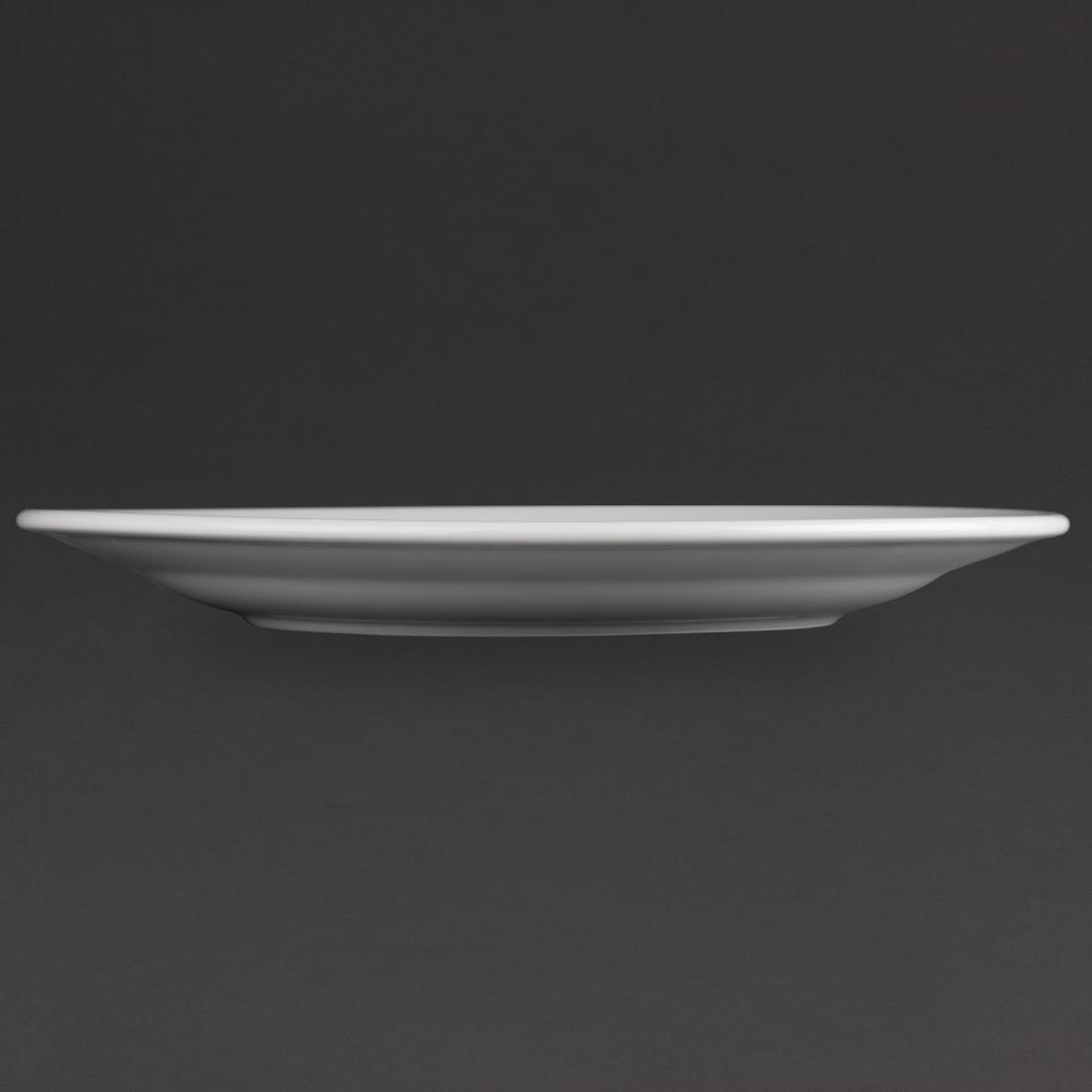 Olympia Athena Wide Rimmed Plates 254mm 4 Pack (JN387)
