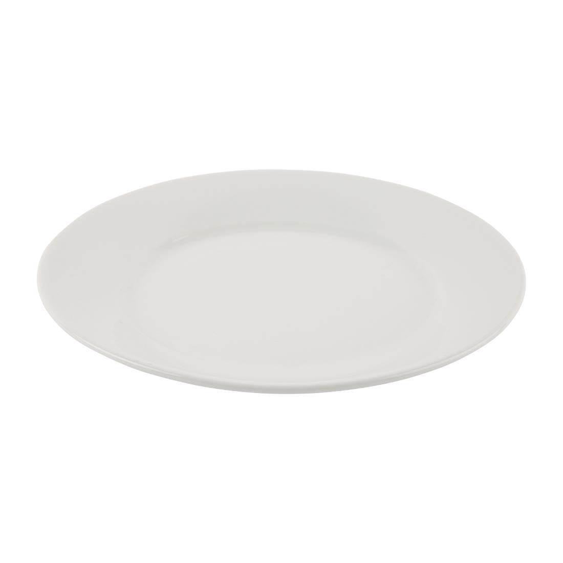 Olympia Athena Wide Rimmed Plates 254mm 4 Pack (JN387)