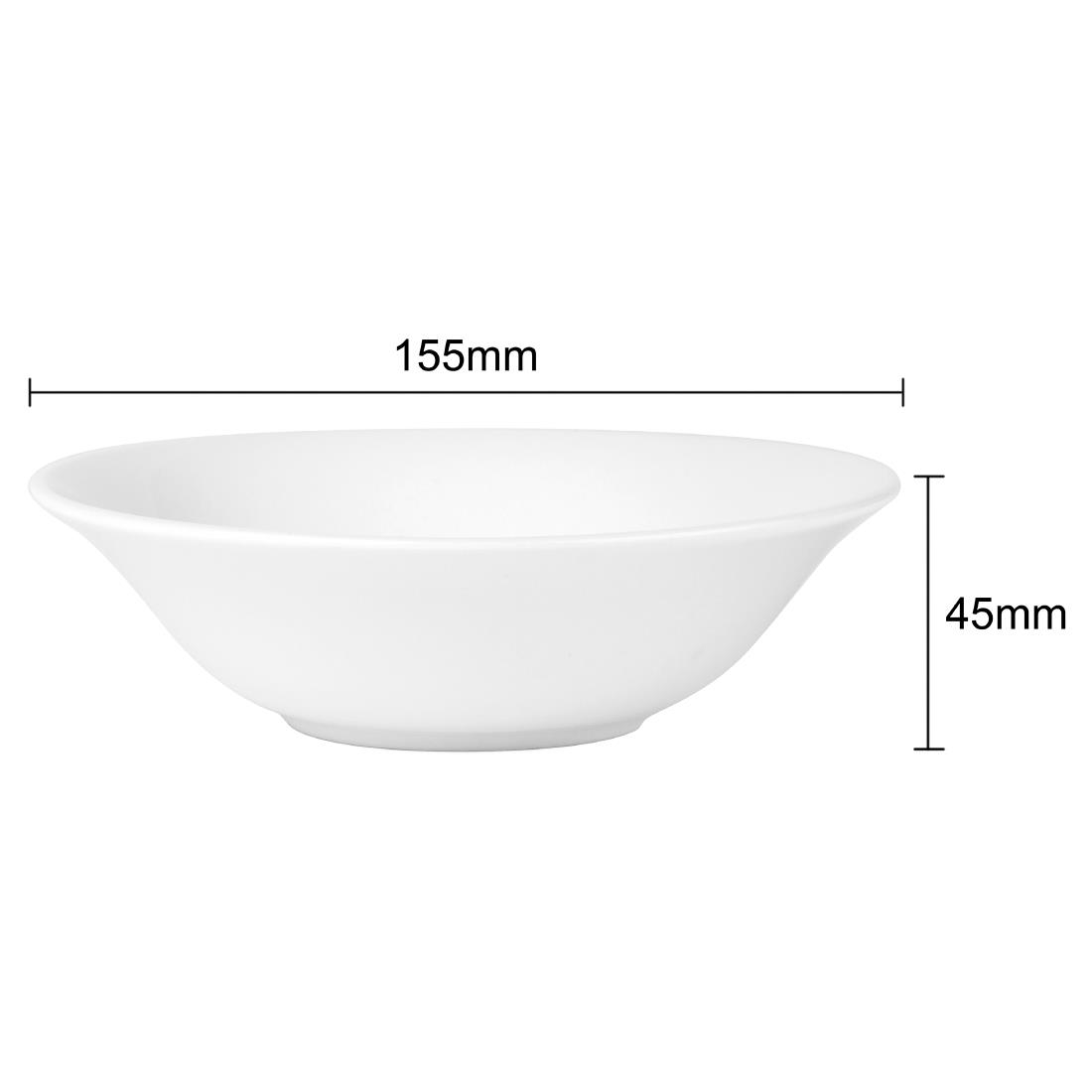 Olympia Athena Oatmeal Bowls 153mm 4 Pack (JN388)