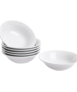 Olympia Athena Oatmeal Bowls 153mm 4 Pack (JN388)