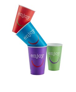 Huhtamaki Enjoy Paper Cold Cups 340ml 1900 Pack (JN599)