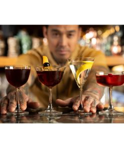 Onis Classic Bar Straight Sided Coupe Glasses 165ml 6 Pack (JP088)