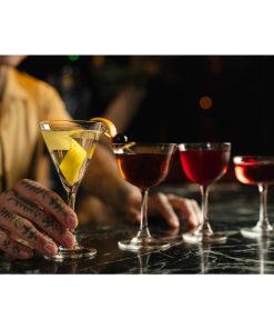 Onis Classic Bar Straight Sided Coupe Glasses 165ml 6 Pack (JP088)
