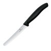 Victorinox Swiss Classic Tomato and Table Knife Wavy Black 11cm 6 Pack (JP111)