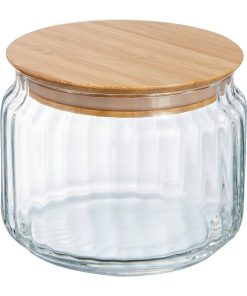 Luminarc Nova Jars with Bamboo Lids 500ml 6 Pack (JP506)