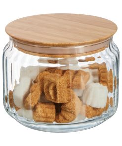 Luminarc Nova Jars with Bamboo Lids 500ml 6 Pack (JP506)