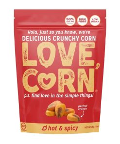 LOVE CORN Hot and Spicy 45g 10 Pack (KA867)
