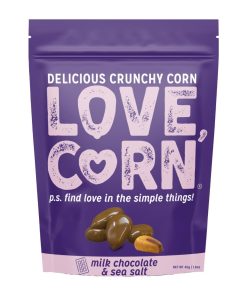 LOVE CORN Milk Chocolate and Sea Salt 35g 10 Pack (KA869)
