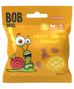 Bob Snail Fruit Bites Mango 20g 20 Pack (KA901)