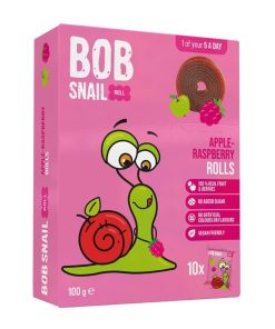 Bob Snail Multipack Fruit Roll Apple Raspberry 10g 50 Pack (KA904)