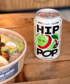 Hip Pop Kombucha Apple and Elderflower 330ml 12 Pack (KA910)