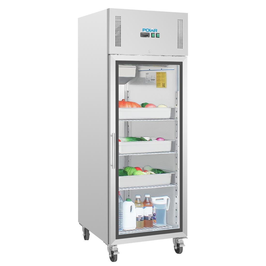 Polar G-Series Upright Gastro Display Fridge 600Ltr (PG050)