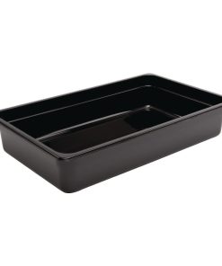 Vogue ABS Gastronorm Tray Black GN 1-1 100mm (JM846)