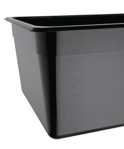 Vogue ABS Gastronorm Tray Black GN 1-1 200mm (JM848)