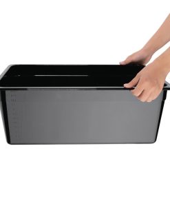 Vogue ABS Gastronorm Tray Black GN 1-1 200mm (JM848)
