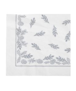 Swantex Aspen Festive 3ply Dinner Napkins 400x400mm 600 Pack (JP155)
