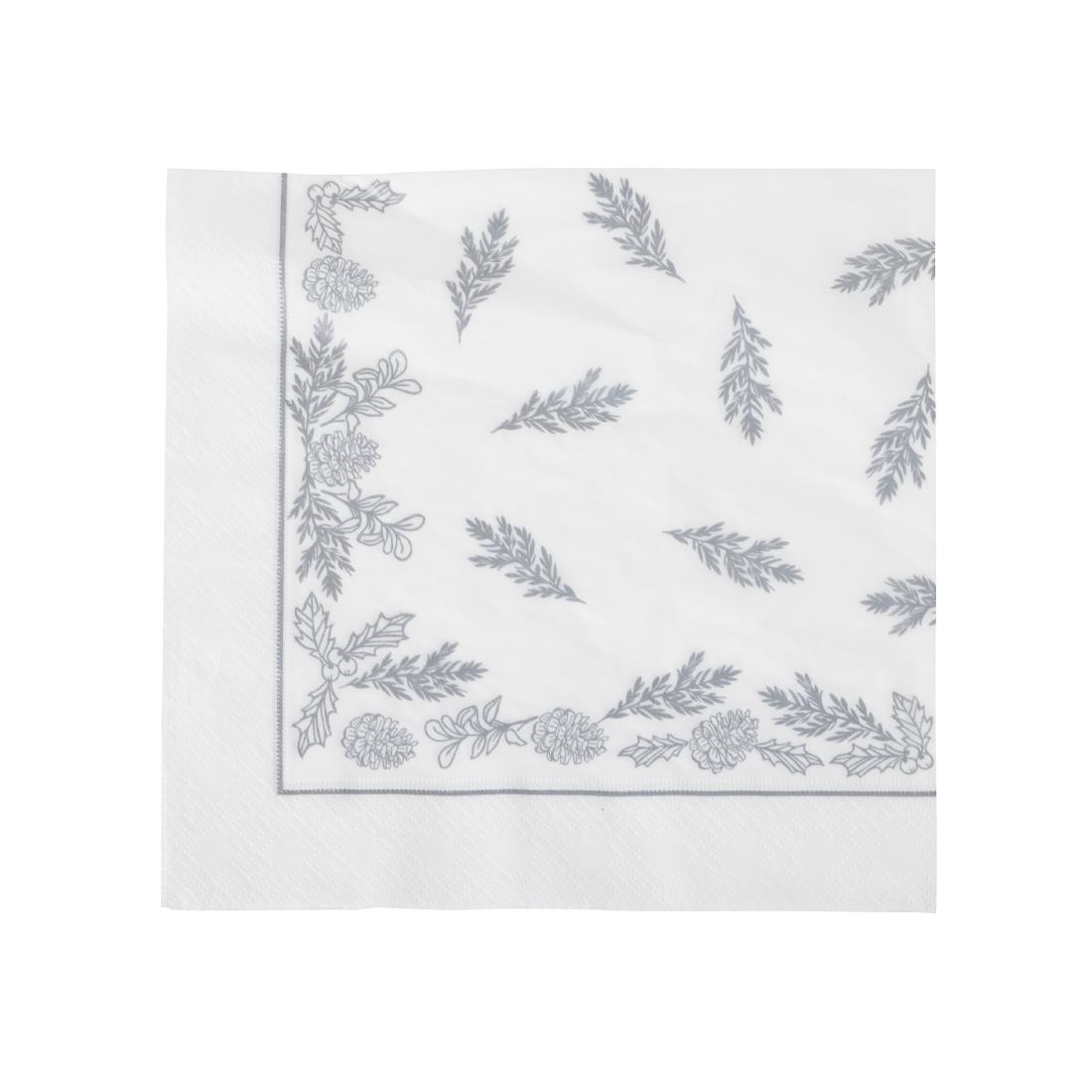 Swantex Aspen Festive 3ply Dinner Napkins 400x400mm 600 Pack (JP155)
