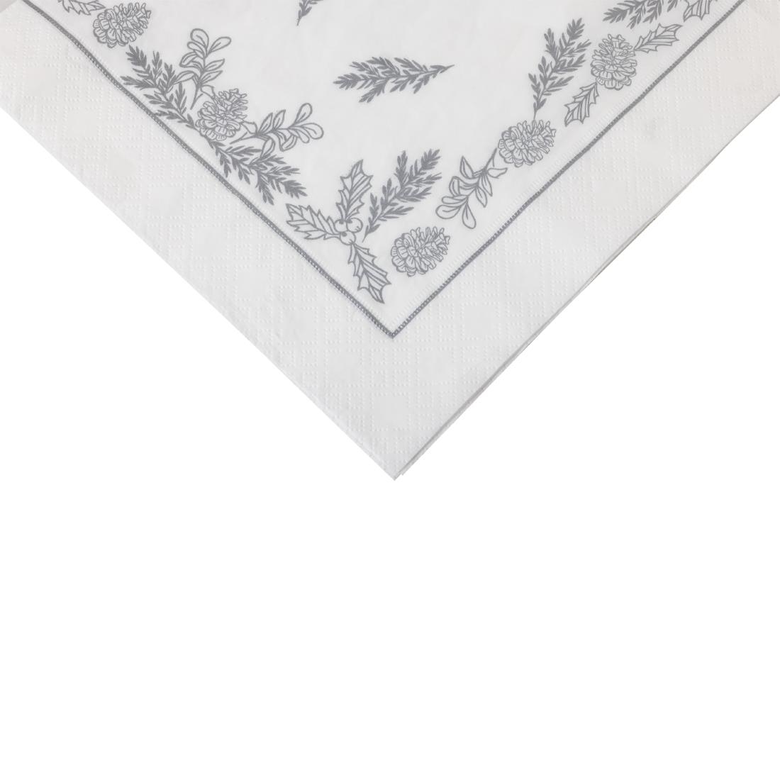 Swantex Aspen Festive 3ply Dinner Napkins 400x400mm 600 Pack (JP155)