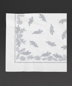 Swantex Aspen Festive 3ply Dinner Napkins 400x400mm 600 Pack (JP155)