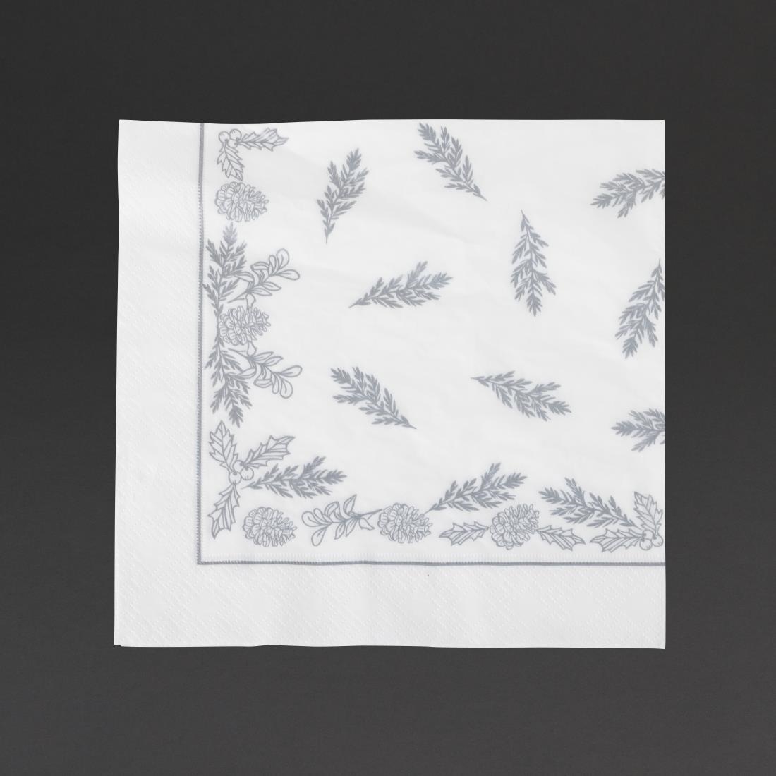 Swantex Aspen Festive 3ply Dinner Napkins 400x400mm 600 Pack (JP155)