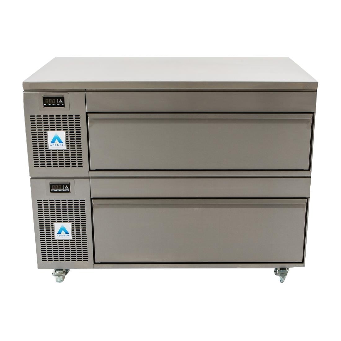 Adande Counter Fridge Freezer Double Drawer VCS2-CW (CU160)